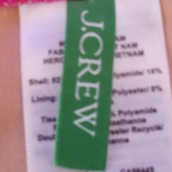 J Crew Pink High Rise Bikini Bottom XL Full Coverage Swim - Picture 6 of 8